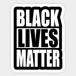 Black lives matter Sticker